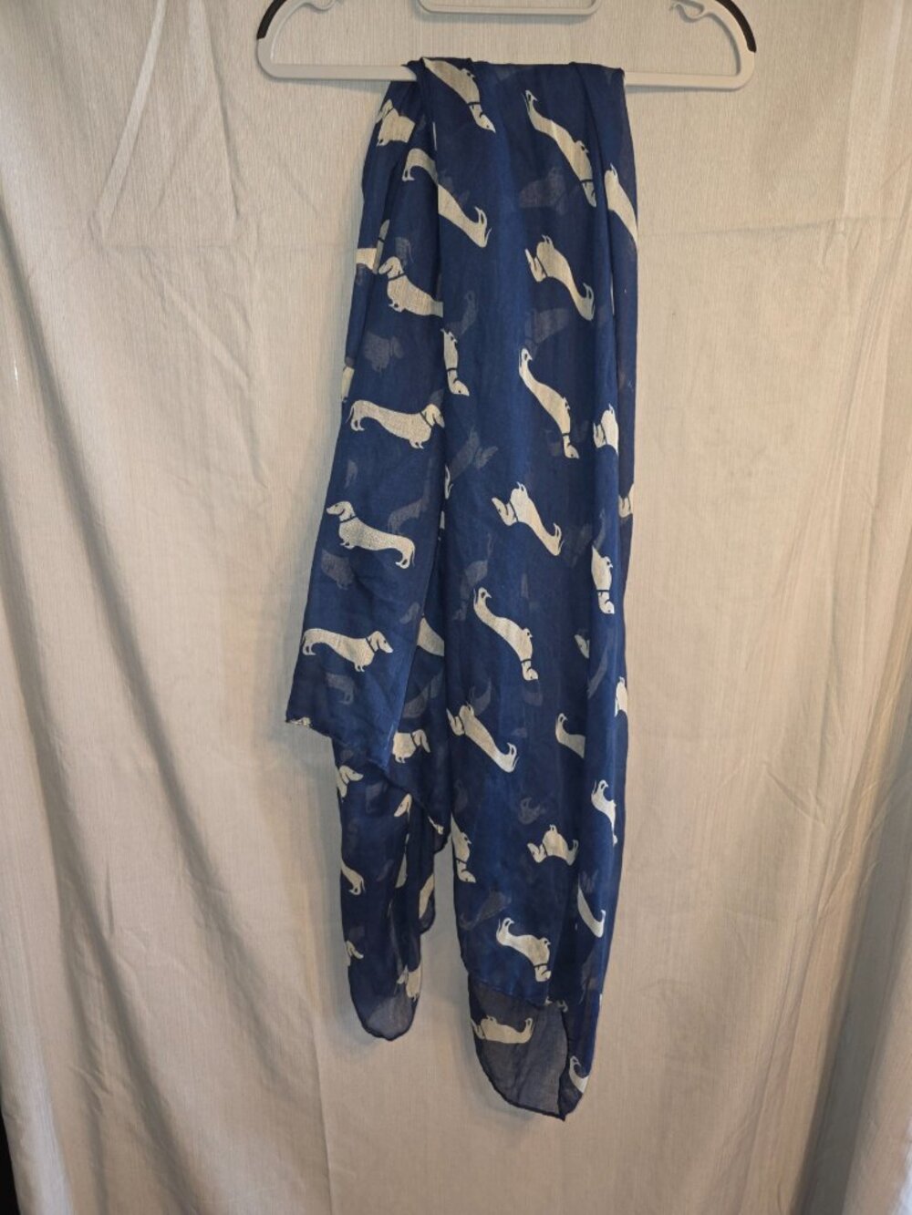 Dachshunds Navy Scarf Dog Lovers Shawl Accessory by Miss Scarf QQ - Picture 4 of 8